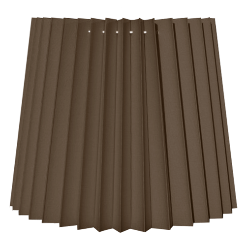 Plissé cylinder 29x30x34 LNF Taupe bomuld